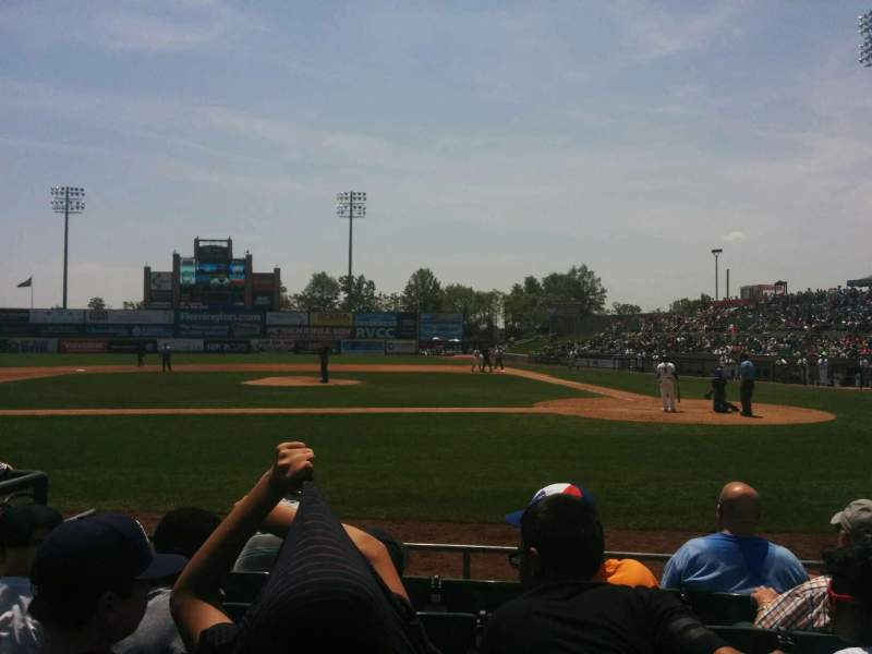 VIEW FROM SECTION 110 *NOTE OUR SEATS ARE 3 ROWS BEHIND THIS SEAT*